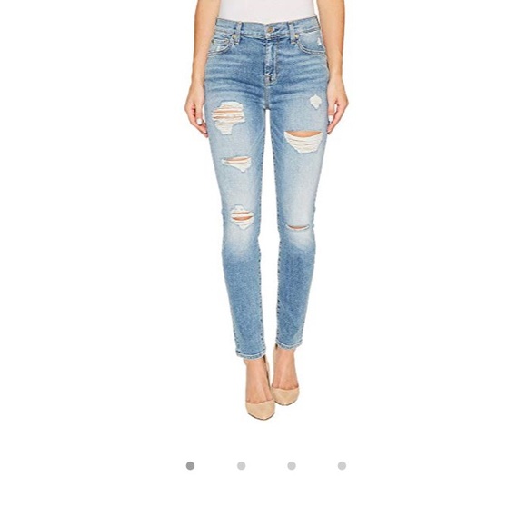 7 For All Mankind Denim - NEW 7 For All Mankind The High Waist Skinny Jeans
